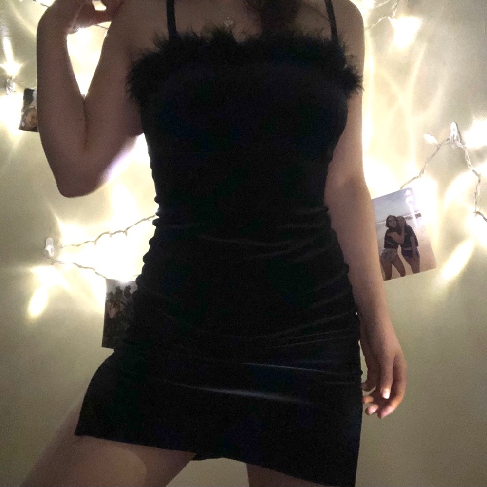 vintage velvet dress